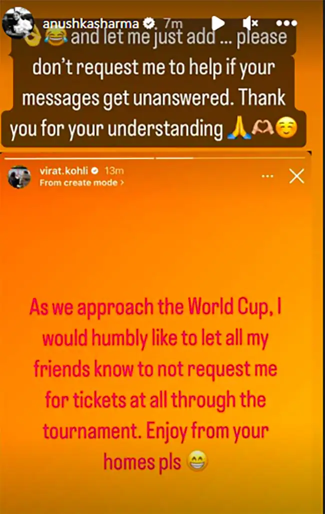 Anushka's Repost on Instagram Story 