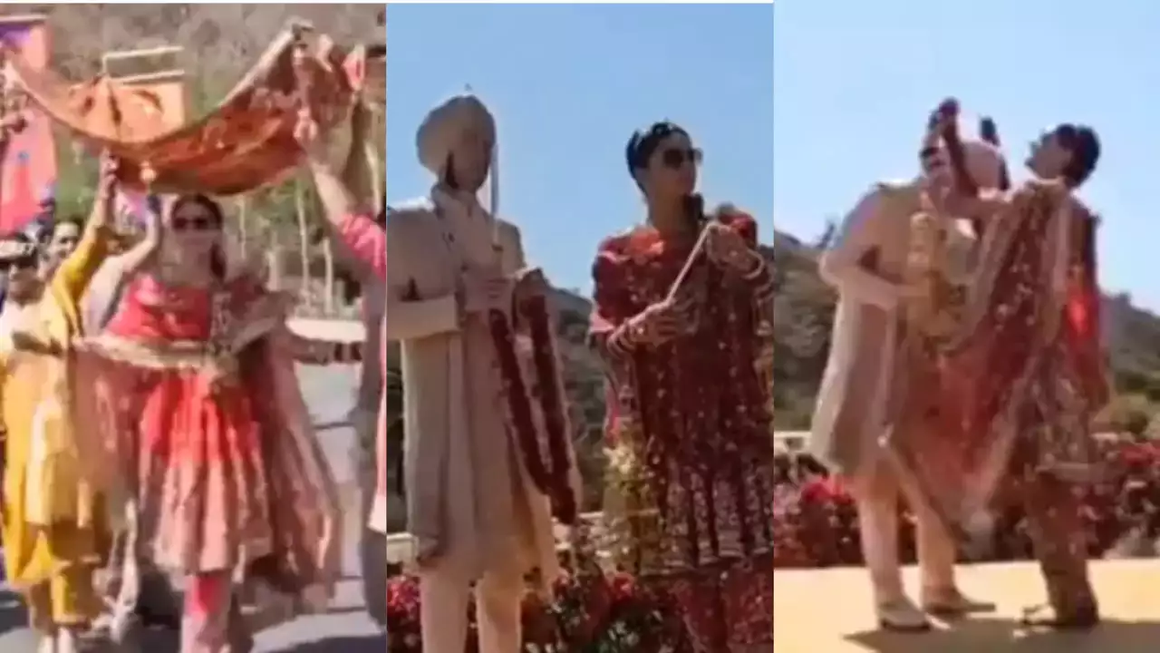 तापसी पन्नू और माथियास बो की शादी का वीडियो हुआ Viral , लाल जोड़े में बेहद खूबसूरत लगी तापसी!